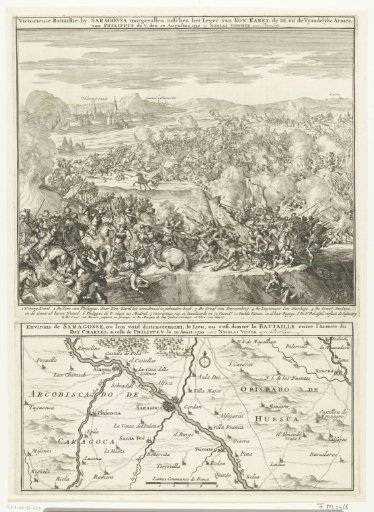 Victory over the French army at Zaragoza, 1710
