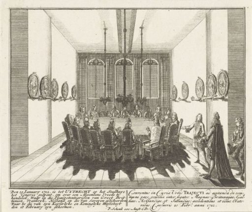 Opening of the Peace Congress in Utrecht, 1712
