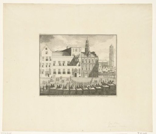 Town Hall of Utrecht Where the Peace Congress Was Held, 1712