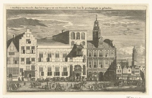 Peace Negotiations in the Town Hall of Utrecht, 1712