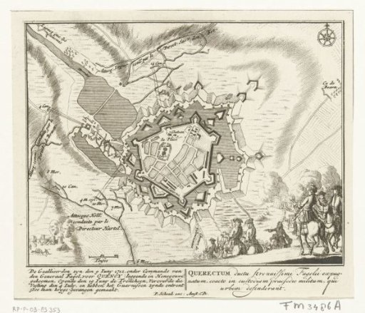 Plan of Le Quesnoy, 1712