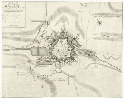 Plan of Le Quesnoy, 1712