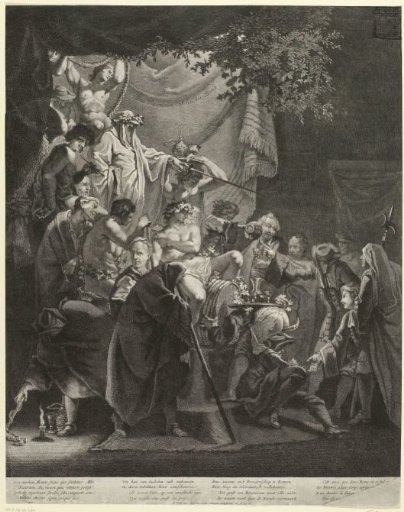 Reception of a New Member of the Bentvueghels, ca. 1700