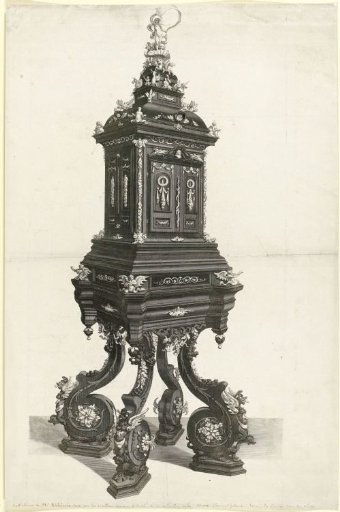 Italian Cabinet on a Pedestal, ca. 1700