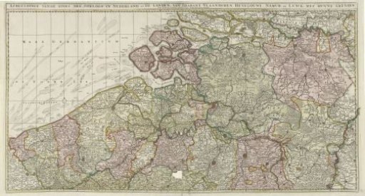Map of the Southern Netherlands, ca. 1701-1702