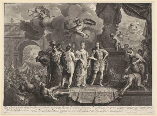 Allegory on the Entry of Johan Willem Friso and Maria Louise into Leeuwarden, 1710