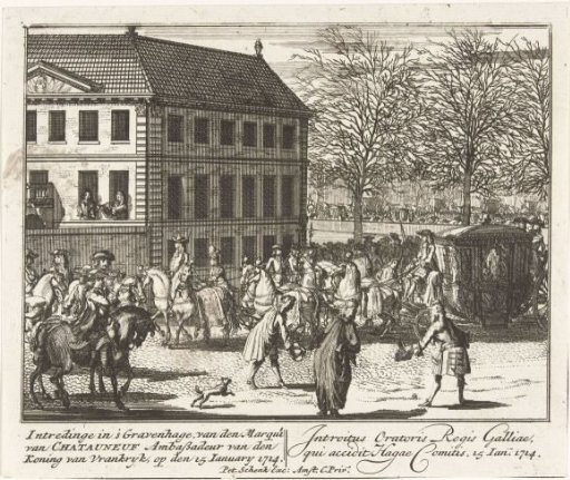 Arrival of the French Ambassador in The Hague, 1714