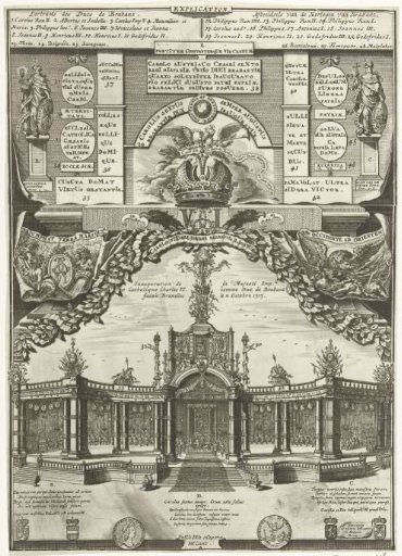 Inauguration of Emperor Charles VI as Duke of Brabant in Brussels, 1717