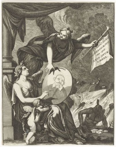 Title page for the Europische Mercurius of 1718