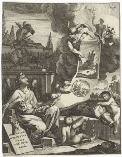 Title page for the Europische Mercurius of 1719