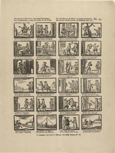 Satirical print on the Action Trade, 1720