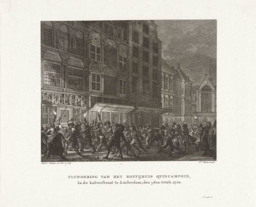 Plundering of the Quincampoix coffee house, 1720