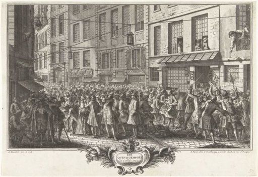 The Rue Quinquempoix, 1720