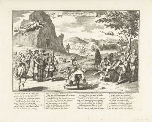 The Action Sphinx Jumps from the Mountain, 1720