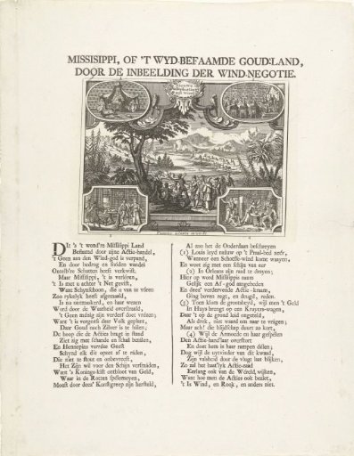 The Goldland Mississippi Famous for Wind Trading, 1720