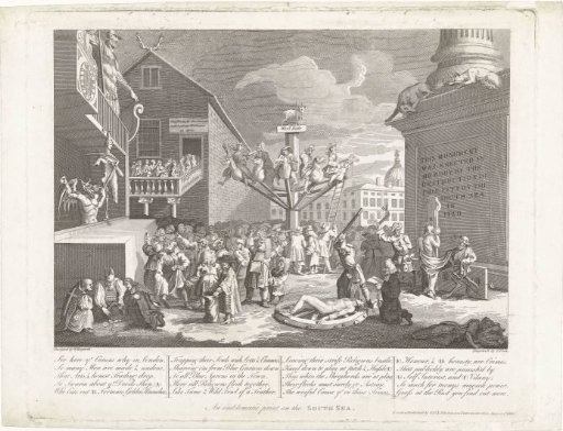 Allegory on the South Sea Company, 1720