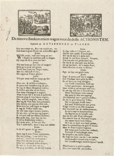 The new bankrupts' wagon for the mad stock speculators, 1720