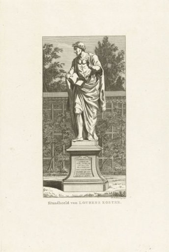 Statue of Laurens Jansz. Coster, 1723