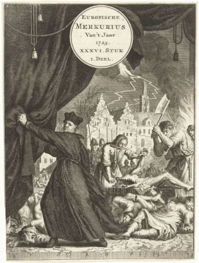 Title page of the Europische Mercurius for 1725