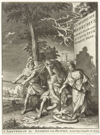 Title page of the Europische Mercurius for 1726