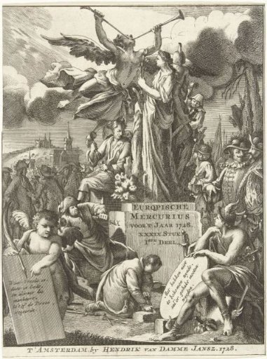 Title page of the Europische Mercurius for 1728