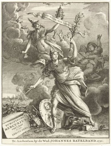 Title page of the Europische Mercurius for 1730