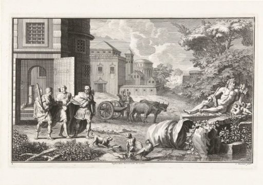 Punishment of a sodomite in Roman times