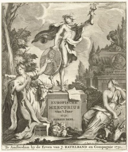 Title page of the Europische Mercurius for 1731