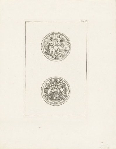 Medal on the centenary of the Amsterdam Schouwburg, 1738