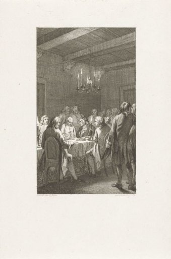 Gallows feast in Zierikzee, 1739