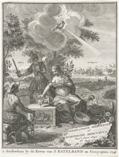 Title Page for the Europische Mercurius of 1741