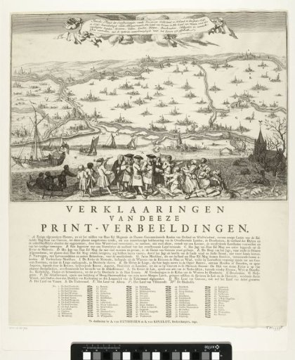 Second Plate of the Flood After Dike Breaks at the Major Rivers, 1740-1741