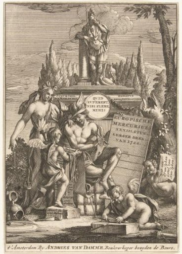Title page of the Europische Mercurius for 1722