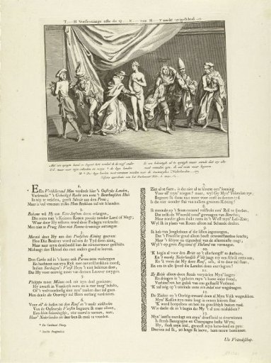 Satirical Print on the Partition of the Austrian Lands by Cardinal Fleury, 1742