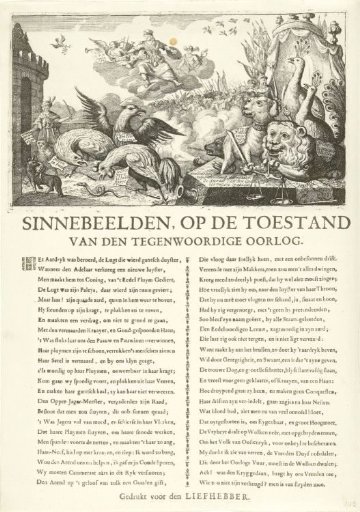 Allegory on the War of the Austrian Succession, 1742