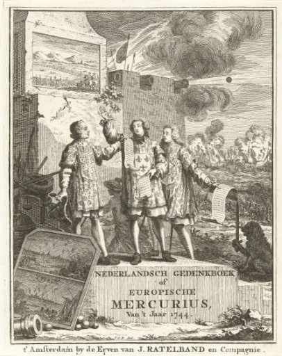 Title Page for the Europische Mercurius of 1744