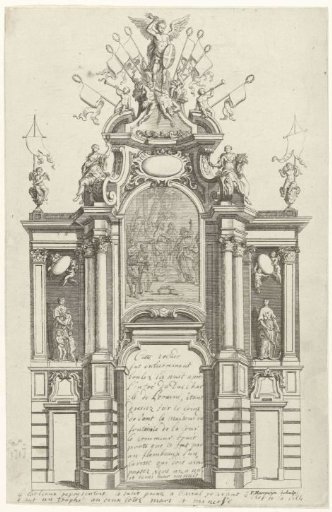 Triumphal Arch for the Entry of Charles Alexander of Lorraine and Maria Anna into Brussels, 1744