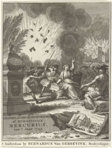 Title Page for the Europische Mercurius of 1745
