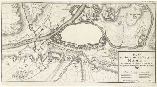 Plan of the Siege of the City of Namur, 1746