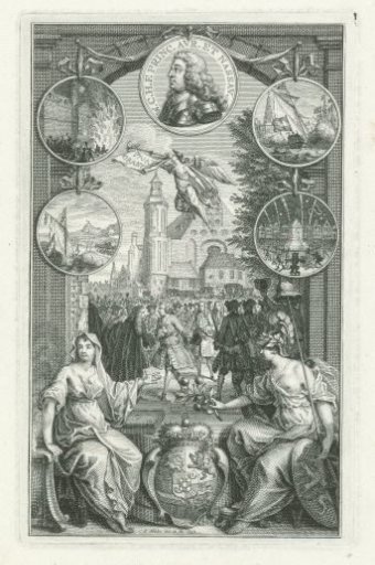 Allegory of the Arrival of Willem IV in The Hague, 1747