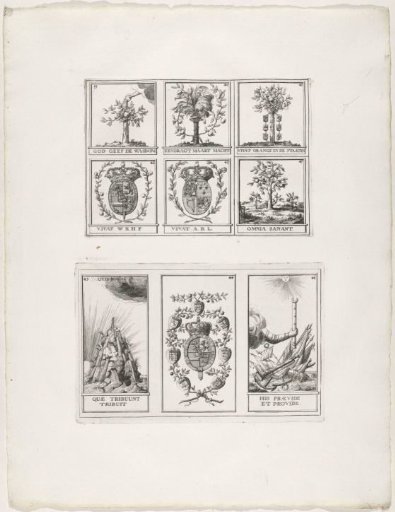 Decoraties 39-47 te Den Haag, 1747