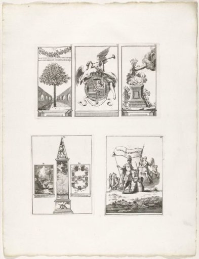 Decoraties 77-83 te Den Haag, 1747