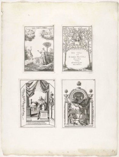 Decoraties 84-87 te Den Haag, 1747