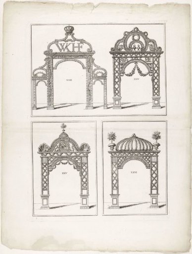 Erepoorten XXIII-XXVI te Den Haag, 1747