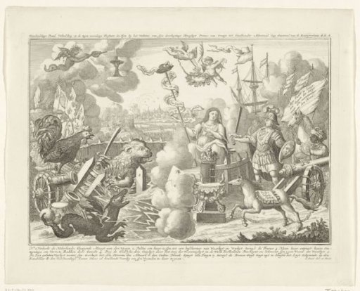 Allegory on the elevation of William IV, 1747