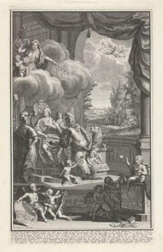 Title page for Pieter Le Clercq, History of the United Netherlands, 1753