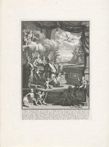 Allegory on the installation of William IV as stadtholder in 1747