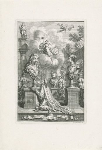 Allegory on the birth of the hereditary prince William Batavus, 1748