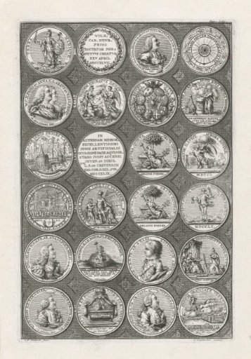 Twelve commemorative medals on William IV, 1747-1752