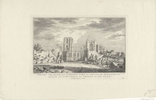 Ruin of the Great Church of Bergen op Zoom, 1748